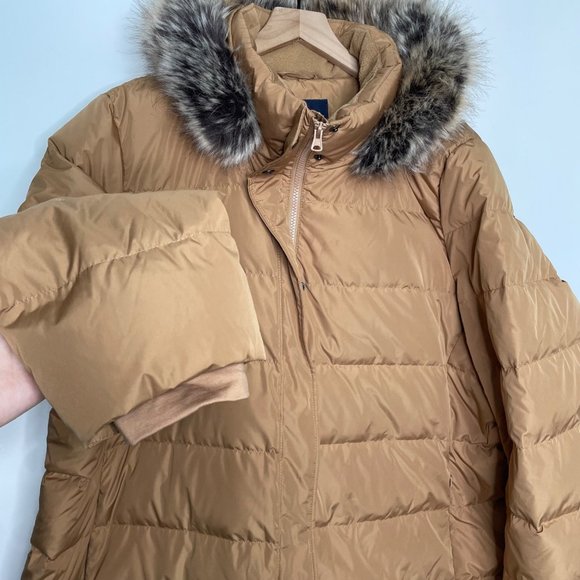 Lands' End Plus Size 3X Women's Down Winter Coat Insulated Puffer - Picture 3 of 10